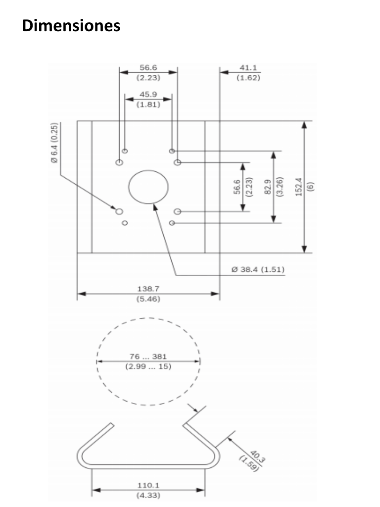 BOSCH V_NDAUPMAS - Adaptador de montaje en poste SMALL - Image 3