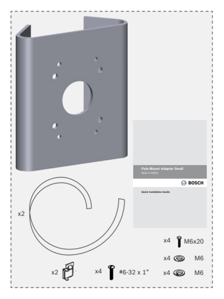 BOSCH V_NDAUPMAS - Adaptador de montaje en poste SMALL - Image 5