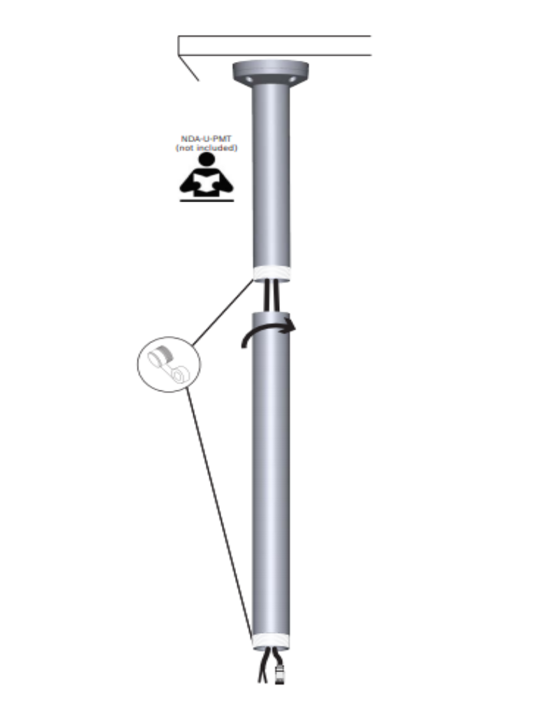 BOSCH V_NDAUPMTE - Extension de tubo colgante / 50CM - Image 4
