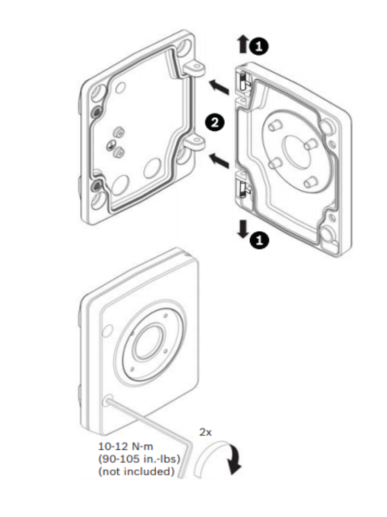 BOSCH V_NDAUWMP - Placa para montaje en pared / IP66 / Color blanco - Image 5