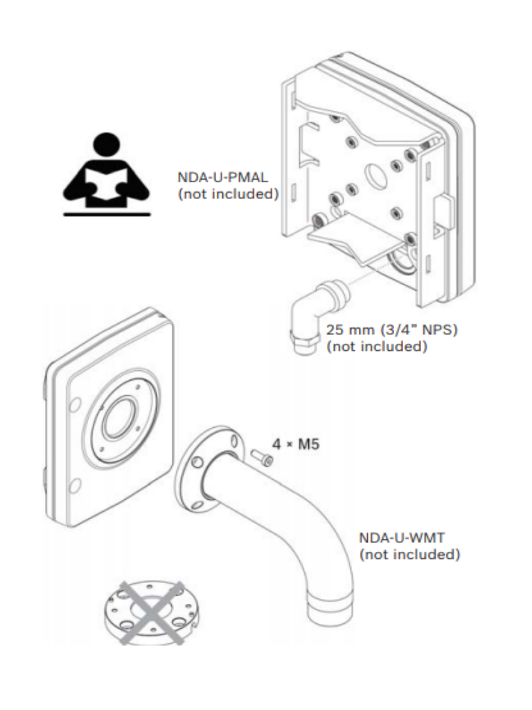 BOSCH V_NDAUWMP - Placa para montaje en pared / IP66 / Color blanco - Image 7
