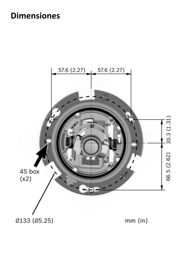 BOSCH V_ NIN73013A3AS - Cámara IP domo / 720p / Lente de 3 a 9 mm / Analíticos integrados - Image 3