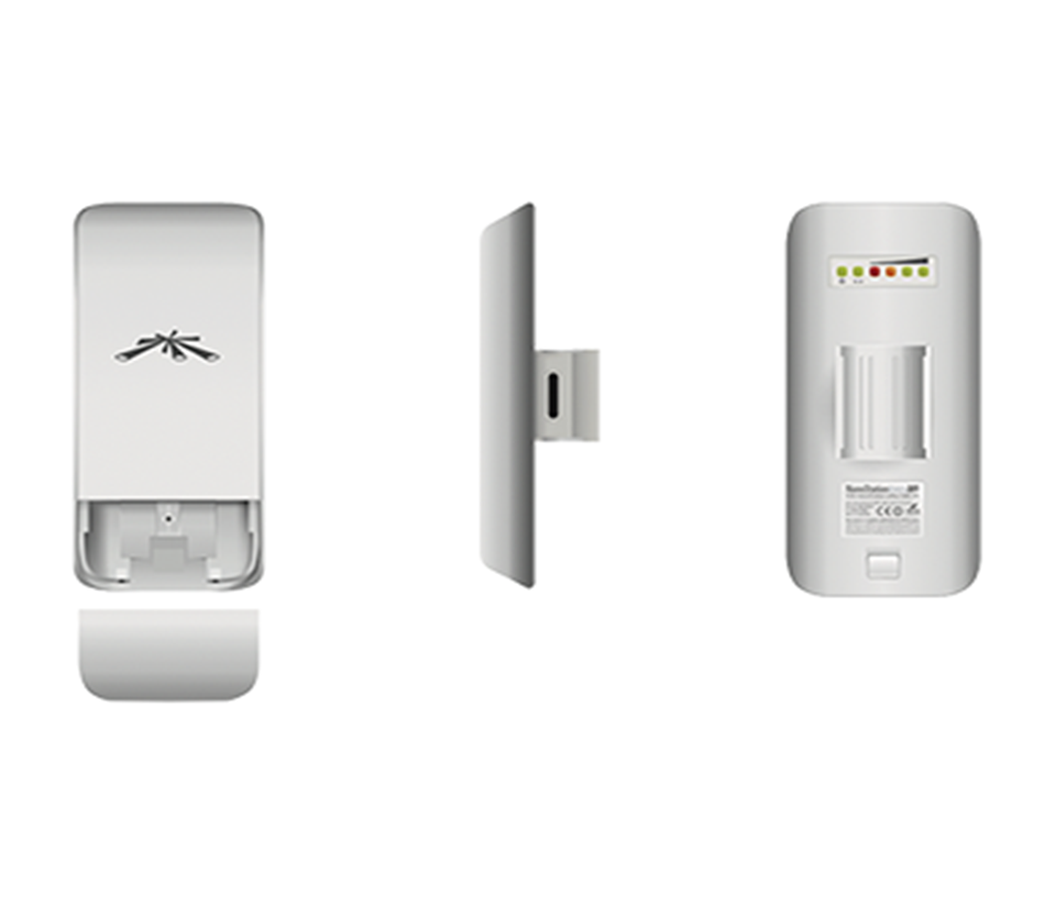 UBIQUITI NANOSTATION LOCOM2 - Radio con antena integrada Airmax 2.4GHz para uso en exteriores con tecnología MIMO. Cuenta con un panel de antena de 8 dBi y una potencia de transmisión de 23 dBm, ofrece un rendimiento de hasta 150 Mbp - Image 3