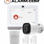 QOLSYS IQ4 Video Premium - Paquete que contiene Sistema de Alarma IQ 4 POWER G ONLY , con pantalla táctil de 7", Power G 915 Mhz 1 sensor PIR inalámbrico PGP9914, 2 sensores magnéticos inalámbricos PG9303 y Cámara exterior alarm.com ADCV724
