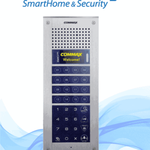 COMMAX CMP4BCT - Frente de calle para solución de videoporteros para apartamentos, soporta hasta 300 monitores de la marca Commax, cuenta con función de apertura de puerta, compatible con estación de guardia/