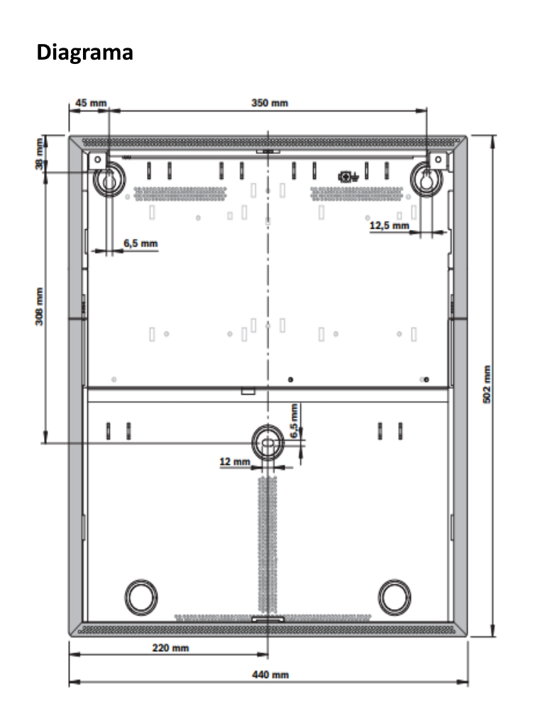 BOSCH F_PSB0004A - Carcasa GRANDE para Fuente de Alimentación / Soporte de Pared / AVENAR - Image 4
