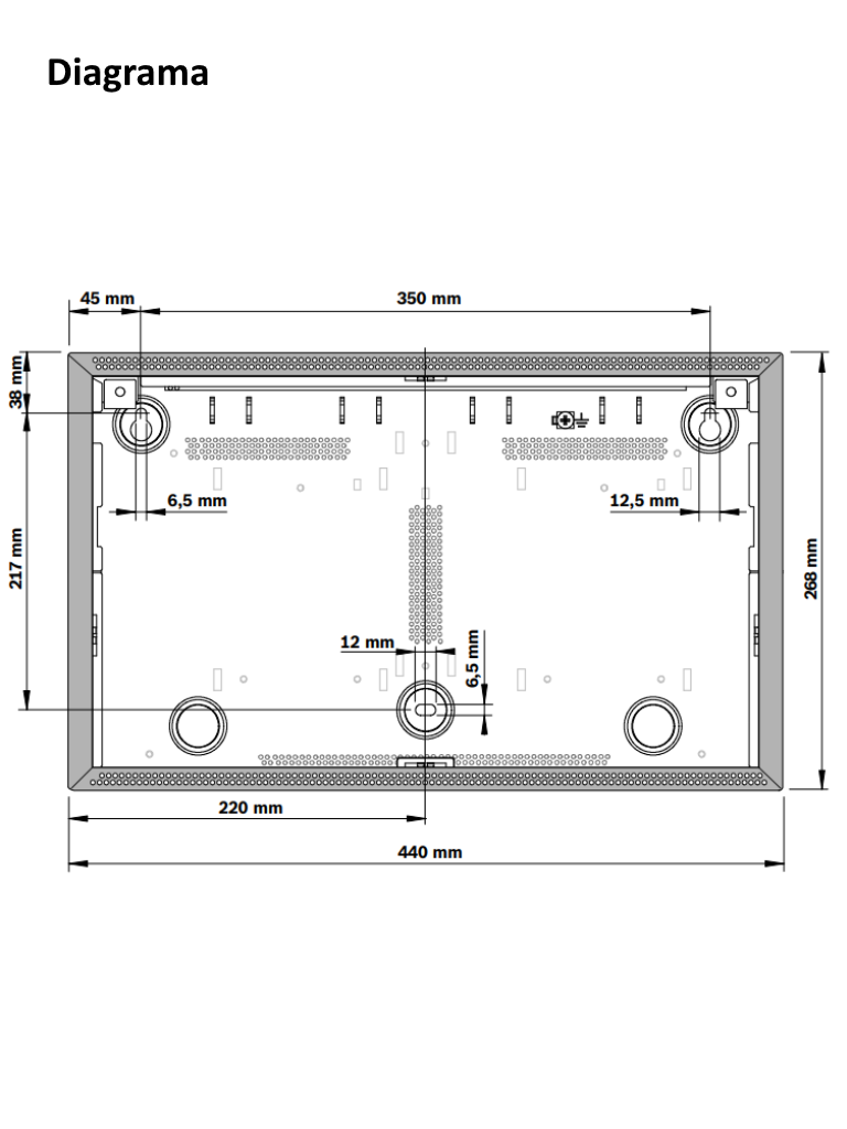 BOSCH F_PSS0002A - Carcasa PEQUEÑA para Fuente de Alimentación / Soporte de Pared / AVENAR - Image 2