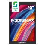 ZKDIGIMAX DG03A3W15 – Pantalla LCD de 15.6" para Mostrador o Escritorio, Full HD, Android 11, Brillo de 500 nits, Vida útil +50,000 h, Ideal para Publicidad Digital