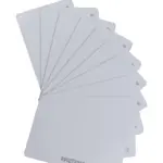 ZKTECO IDCARDN - Paquete con 10 Tarjetas ID con Frecuencia de 125 kHz, 1 mm de Grosor con Folio Impreso
