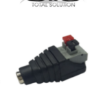 SAXXON PSUBR17H - Bolsa de 10 Adaptadores Hembra Tipo Jack Polarizado de 12 Vcc/ Terminales de Presion/ Facil Instalación/