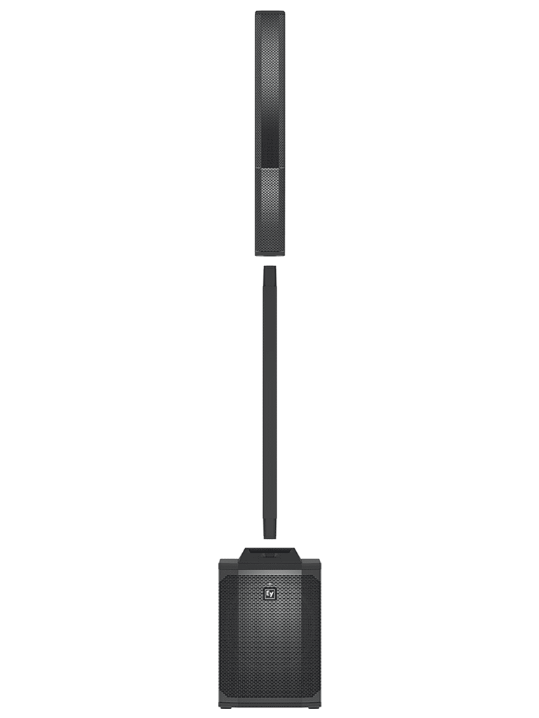 ElectroVoice M_EVOLVE50M - Sistema de Altavoz Portatil Amplificado 8CH / Bluetooth / Columna 8x3.5" / Subwoofer 12" / Negro - Image 7