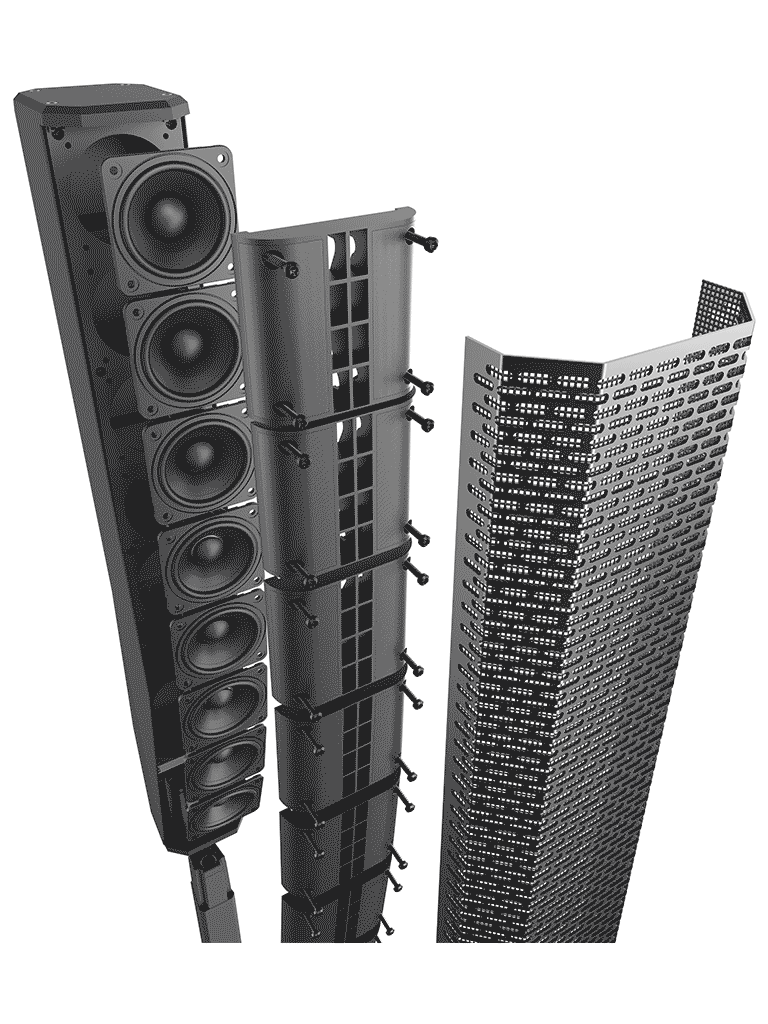 ElectroVoice M_EVOLVE50M - Sistema de Altavoz Portatil Amplificado 8CH / Bluetooth / Columna 8x3.5" / Subwoofer 12" / Negro - Image 8