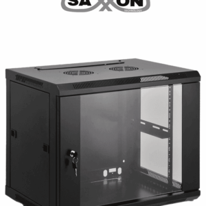 SAXXON SA640601 - Gabinete de pared de 6 UR, fijo, con capacidad de carga de 60 Kg. Dimensiones 60x45x37cm, de acero.