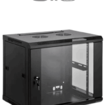 SAXXON SA660901 - Gabinete de pared de 9 UR, fijo, capacidad de carga de 60 Kg. Dimensiones: 60x60x50 cm.