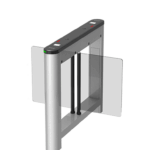 ZKTECO SATURNS1200 - Barrera Peatonal Central Abatible / Acero SPCC laminado en frío / Hasta 3 millones de ciclos / Vidrio templado 2.5D / Requiere barrera Saturn-S1000