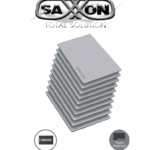 SAXXON SAXTHF01- Paquete de 10 TAG De PVC UHF pasivo / Compatible con Lectoras SAXR2656 & SAXR2657 / EPC GEN2 / Folio Impreso