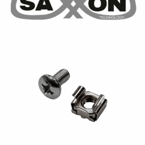 SAXXON SXSCW001- Tornillos de acero inoxidable para Rack / Acero Inoxidable / 12-24 / Bolsa de 50 pz