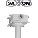 SAXXON WBWH&WB8203 - Brazo de montaje en techo de 20CM con caja de conexiones para gabinete / Aluminio