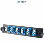 SBE TECH SBE-6LCSM - Placa con 6 acopladores LC dúplex monomodo