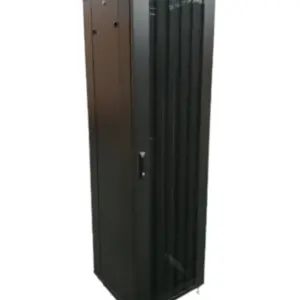 SBE TECH SBE-GNL42URV800 Gabinete de piso de 800 mm de ancho, 1000 mm de profundidad y 42UR de alto (7 pies), puerta delantera ventilada y 2 puertas traseras ventiladas