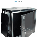 SBE TECH GNLPAR16URP - Gabinete de pared de 16UR, 600x600x850 mm con paneles laterales desmontables, puerta delantera de cristal templado de 5mm y puerta trasera de acero SPCC de 1.2mm.