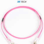 SBE TECH SBE-JUMLC-LC-3M50 -Jumper LC-LC, fibra óptica, MM 50/125µm OM4, dúplex, 2mm, 3 metros, con conectores UPC