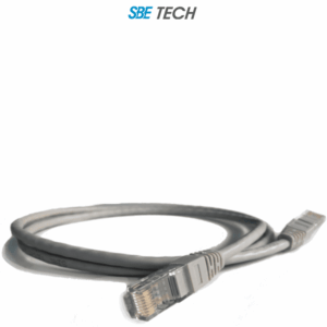 SBE TECH  PCC6U0.3M-GY - Patch cord Cat6 de 0.3m, color gris, 8 hilos, ISO 11801, Clase E
