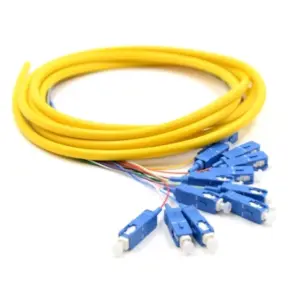 SBE TECH SBE-PIGSC2MSM12PC juego de 12 Pigtail SC UPC / MONOMODO 9/125 / 2 metros / 1pieza