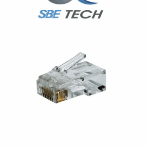 SBE TECH PLUGRJ45C6A - Conector plug RJ45 para cable UTP / CAT 6A / Paquete de 50 piezas