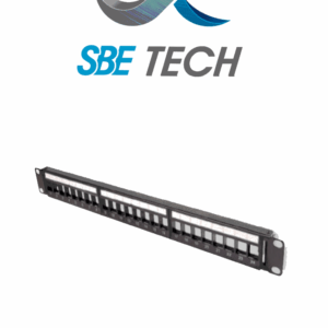 SBE TECH SBE-PMOD24 Panel de Parcheo / 24 Puertos /RJ-45 / Negro / Vacío