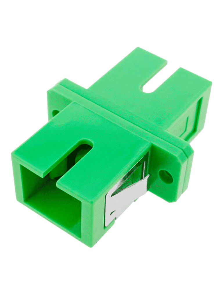 SBE TECH SBE-ADAPSCAPC-S - Adaptador simplex de SC/APC a SC/APC Monomodo/Verde con orejas - Image 2