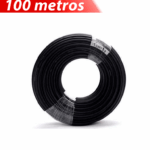 Cable Fotovoltaico carrete 100 metros lineales color Negro 6mm2 / Calibre 10AWG / Cubierta libre de halógenos cero propagación de llama / 1.0/1KVAC, 1500DC