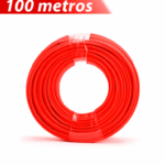 Cable Fotovoltaico carrete 100 metros lineales color Rojo 6mm2 / Calibre 10AWG / Cubierta libre de halógenos cero propagación de llama / 1.0/1KVAC, 1500DC