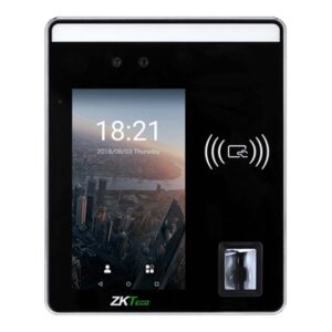 ZKTECO SpeedFaceH5 Android- Control de Acceso y Asistencia Multibiometrico / 10000 Usuarios / 6000 Rostros /10000 Huellas / 10000 Tarjetas / con Pantalla Touch de 5" / Serie Visible Light /