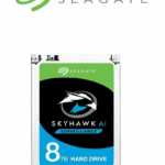 SEAGATE ST8000VE001 - Disco duro de 8 TB SKYHAWK, 7200 RPM, SATA3 6GB/s, 64 MB, recomendado para videovigilancia
