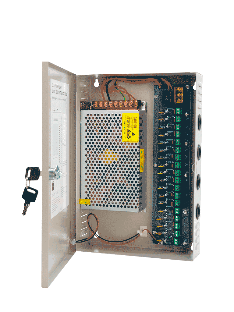 SAXXON SX20A18CH - Fuente de Poder Profesional 12 VCD / 20 Amperes / 18 Canales / 1.1 Amperes por Canal / Protección contra Sobrecargas / Led Indicador de Funcionamiento - Image 3