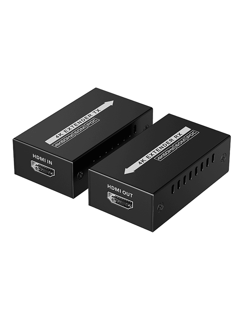 SAXXON LKV410P- Kit mini extensor HDMI/ Cable UTP recomendado CAT 6/ 6A/ 60 Metros / Resolucion 4K@60Hz/ PoC/ Se energiza solamente el transmisor - Image 3