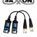 SAXXON SXCF500 - Par de Transceptores Pasivos / Botones Push / 5MP hasta 200 Metros / 1080P hasta 250 Metros / Soporta HDCVI / AHD / TVI / CBVS / Fácil Conexión