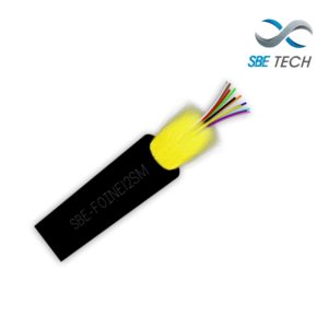 SBE TECH SBE-FOINE12SM - Fibra óptica para uso interior/exterior 9/125µm, OS1, 12 hilos. (Precio por metro) 1 pieza = 1 metro, la venta es en múltiplos de 100 metros.