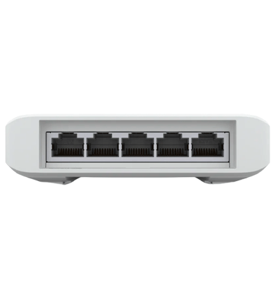 UBIQUITI USW-FLEX Switch UniFi para exterior IP55 de 5 puertos 10/100/1000, con 1 puerto PoE de entrada 802.3af/at/bt y 4 puertos PoE de salida 802.3af. Compatible con Inyector PoE-50-60W y UTP7201GE-PSE60. No incluye inyector PoE. - Image 3