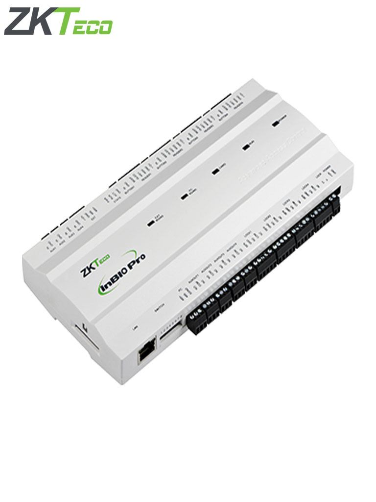 ZKTECO INBIO260PRO - Panel de Control de Acceso Avanzado / 2 Puertas / 20 Mil huellas / Push / Green Label / Requiere Licencia - Image 2
