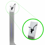 ZKTECO FMB05 - Soporte para Interiores para Equipos de pared / linea SpeedFaceV5L, SpeedFaceH5L, Proface X y FaceDepot7BL / Altura: 131.5 cm/