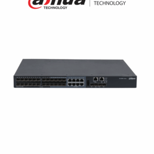 DAHUA AS5600-24GF4XF - Switch Administrable Capa 3 con Capacidad de 24 puertos SFP Gigabit/ 8 Puertos Combo RJ45&SFP/  2 Puertos RJ45 10/100/1000 Mbps/ 4 Puertos Uplink SFP 10G