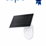 Tapo A201 Panel solar Energía Solar, Utiliza energía solar gratuita y limpia para proporcionar un suministro de energía constante para tus cámaras Tapo alimentadas por batería, Instalación Sencilla.