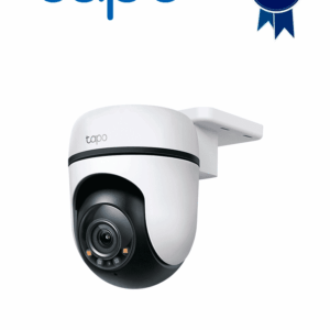 TP-LINK TAPO C510W - Cámara IP WiFi motorizada para exterior de 3 MP, lente 3.9 mm, iluminadores IR 30 m, micrófono y bocina integrados, IP65, ranura MicroSD, LED luz blanca, WiFi 2.4 GHz, y Smart Motion Tracking.