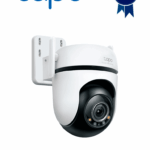 TP-LINK - Tapo C520WS - Cámara Wi-Fi, PT 360º de seguridad para exteriores, 4MP (2560 x 1440 px), audio bidireccional, Detección de movimiento, Detección de personas, de mascotas, y vehículos, Detección de cruce de línea, Compatible con Alexa y Google
