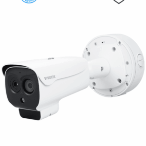 VIVOTEK TB9333-E 7mm - Camara IP Bullet Termica para exterior, Sensor Dual, Lente termico fijo 7mm de 256x192, Lente optico fijo 8mm de 4 Megapixeles, Analiticas de video, Deteccion de personas, vehiculos y temperatura