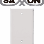 SAXXON A175 - Placa de pared ciega / Sin puertos / Color blanco