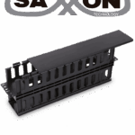 SAXXON J60610 - Organizador de cable horizontal para rack / Doble lado / Plastico / 2U
