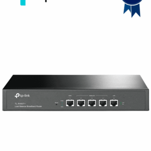 TP-LINK TL-R480T+ - Ruteador balanceador de cargas Multi WAN con 1 puerto WAN y 1 puerto LAN fijos RJ45 Fast Ethernet, además de 3 puertos RJ45 intercambiables LAN & WAN Fast Ethernet. Ideal para oficinas pequeñas.